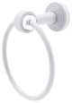 Pacific Beach Towel Ring, Matte White