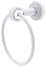 Pacific Beach Towel Ring, Matte White