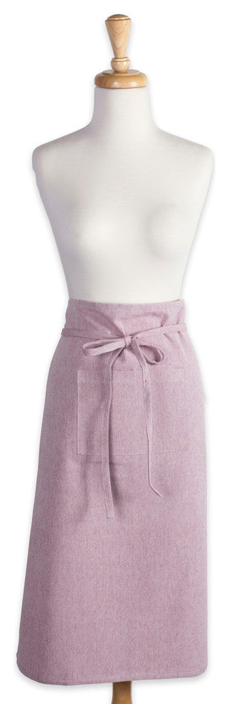DII Barn Red Solid Chambray Bistro Apron
