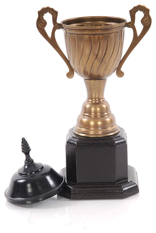 Alum/Wooden Trophy Big Aluminum Home Decor