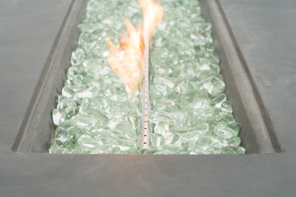 Sego Lily Sage Stone Fire Table by Sego Lily, 42"x20"