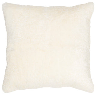 Surya Northland Cream Pillow Shell With Down Insert 20"H X 20"W