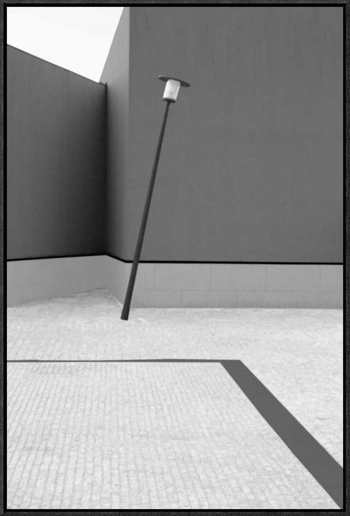 "Unstable Balance" Framed Canvas Giclee by Olavo Azevedo, 21x31"