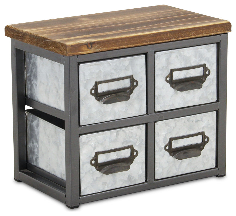 Multi-Drawer Mercantile Organizer, 4-Drawer