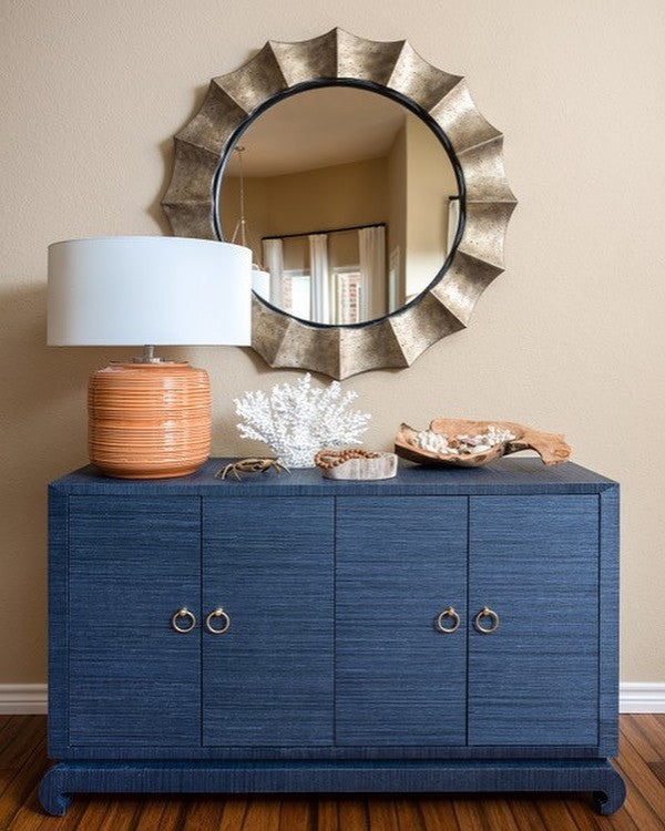 Uttermost 06048 P 41" Diameter Circular / Sunburst Framed - Antique Silver Leaf