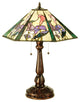 24 5"H Calla Lily Hex Table Lamp