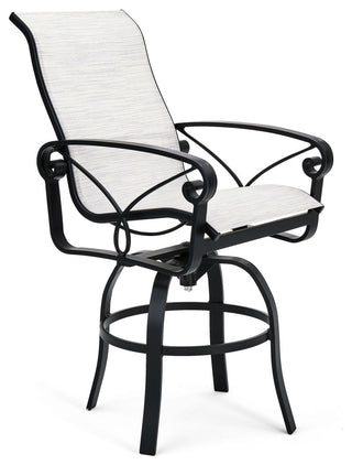 Palazzo Sling High Back Swivel Balcony Stool, Regular