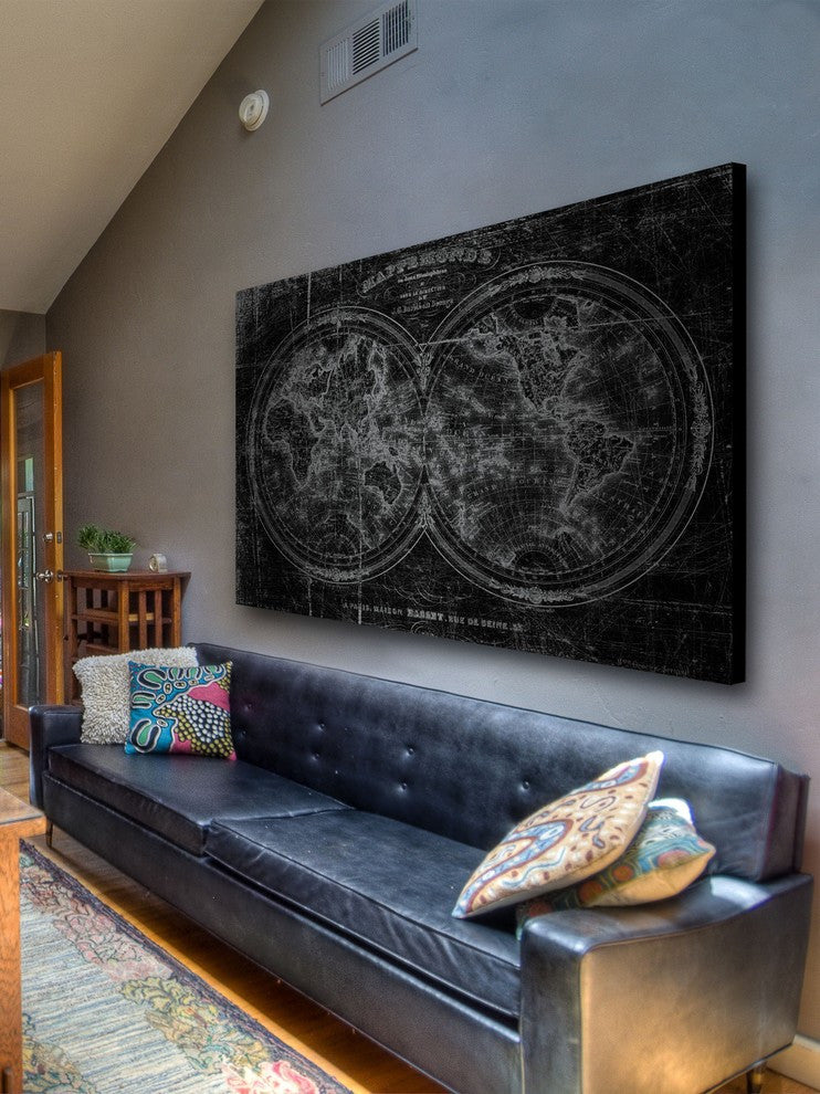 "Magnetic Curves 3" Print on Brushed Aluminum, 60"x40"