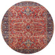 Ahgly Company Indoor Round Mid-Century Modern Area Rugs, 7' Round