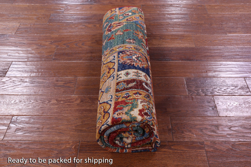 Hand Knotted Super Kazak Rug 5' 9" X 7' 9" Q10952