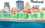 "Old Montreal" Painting Print on Wrapped Canvas