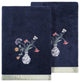 Linum Home Textiles 100% Turkish Cotton STELLA 2PC Embellished Bath Towel Set