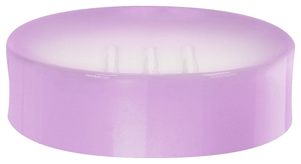 Luxurious Porcelain Bathroom Accessories, Phoenix, Crocus Pink, Soap Dish
