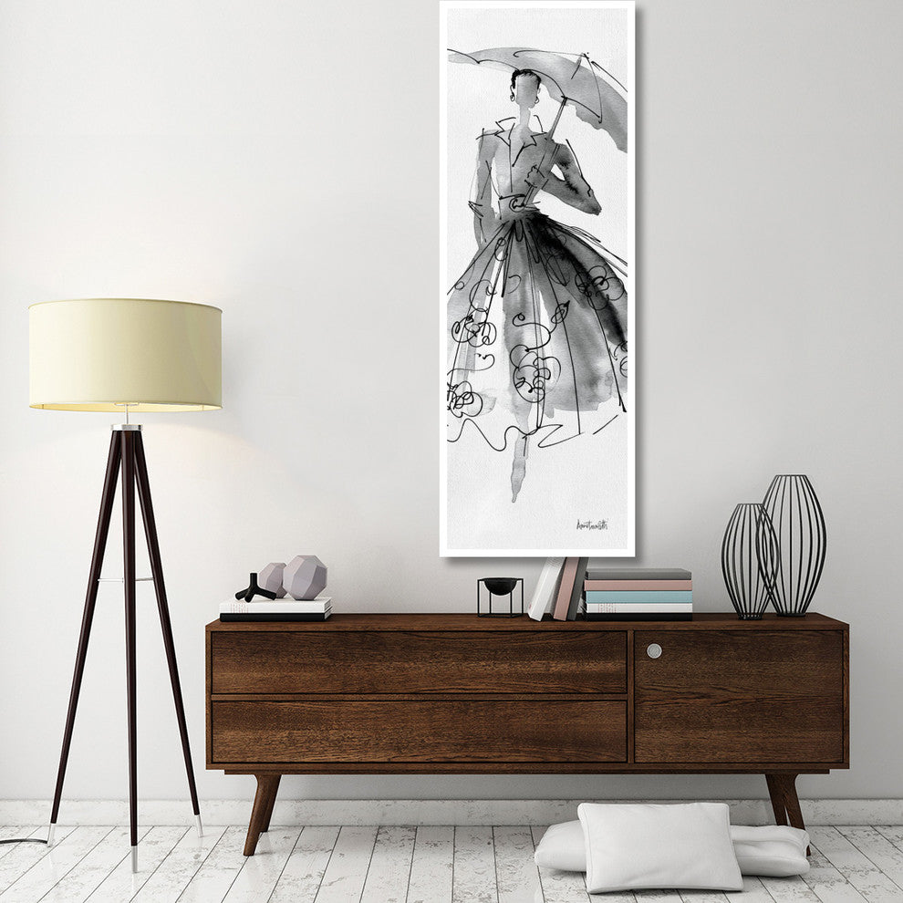 "Fashion Sketchbook VI" Digital Paper Print by Anne Tavoletti, 26"x74"