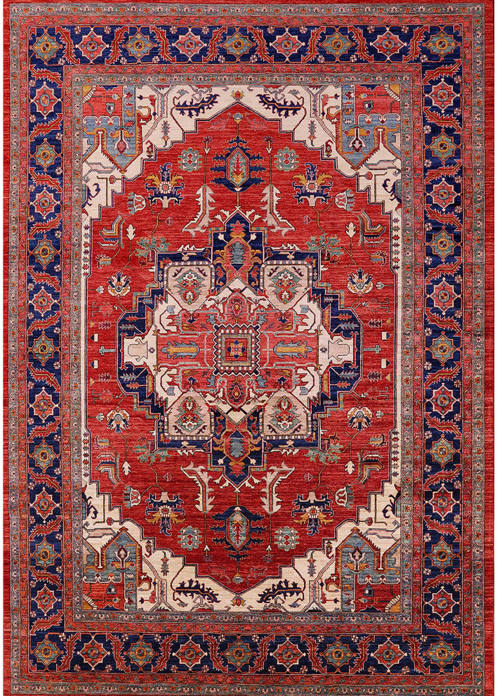 Ahgly Company Indoor Rectangle Mid-Century Modern Area Rugs, 7' x 10'
