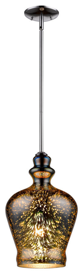 Unique Mini Pendant Light, 3D Colorful Glass