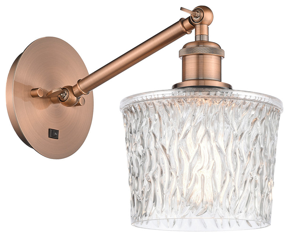 Innovations 317-1W-AC-G402-LED 1-Light Sconce, Antique Copper