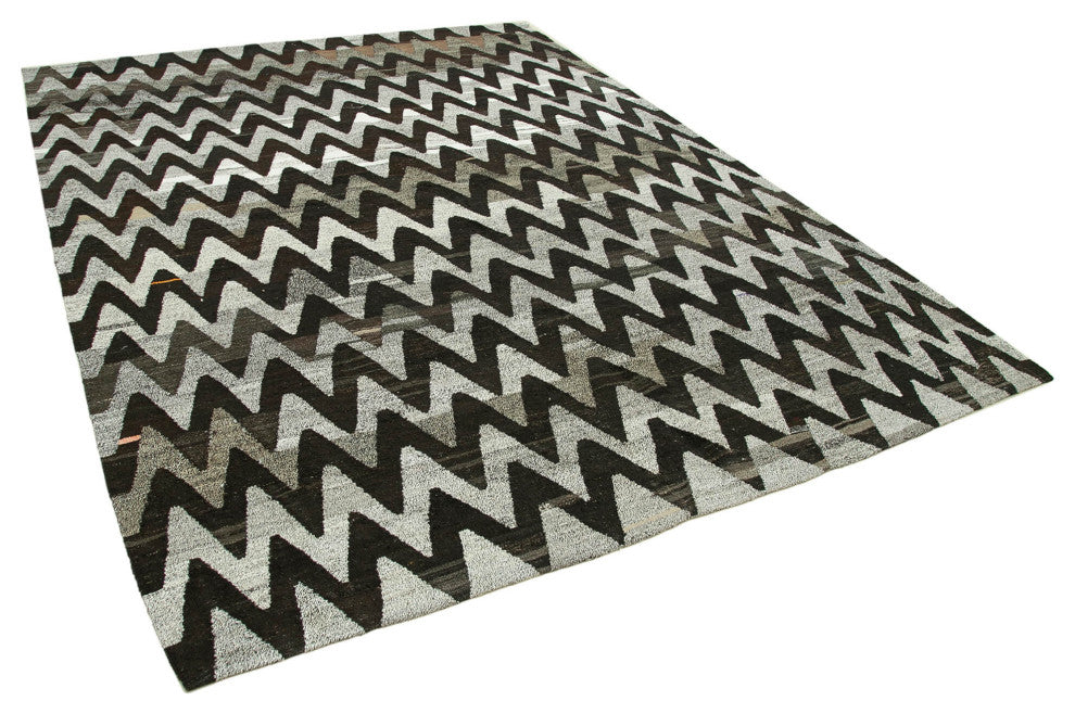 Rug N Carpet - Handwoven Turkish 7' 7'' x 10' 0'' Flatweave Wool Kilim Rug