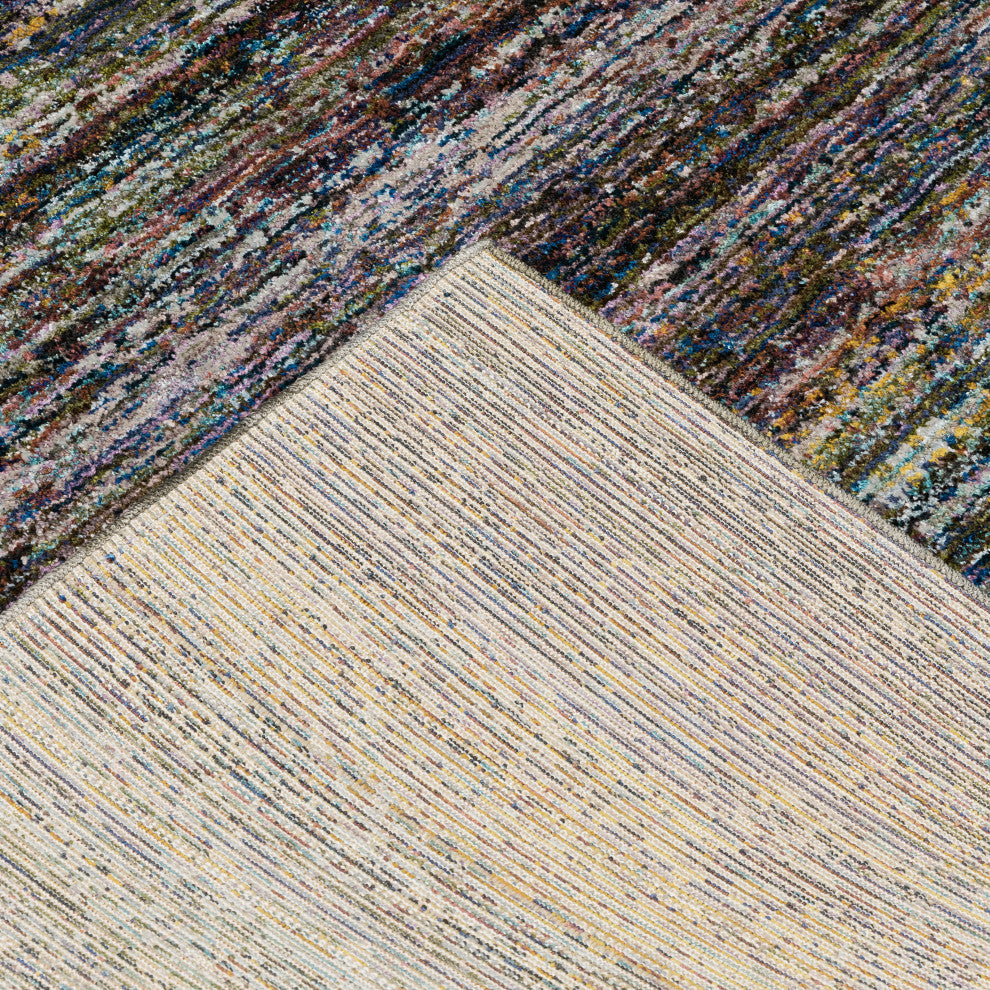 Aegina Motley Stripes Multi/Multi Area Rug, 1'10"x3'2"