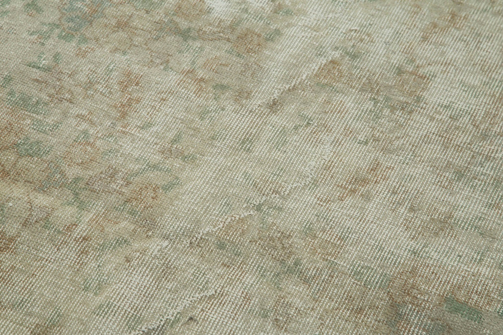 Rug N Carpet - Handmade Oriental 3' 7" x 6' 5" Faded Small Area Rug