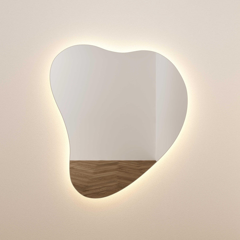 Phoebe LED Teardrop Wall Mirror - Mirror