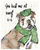 "Strike a Paws I Christmas" Digital Paper Print by Anne Tavoletti, 24"x30"
