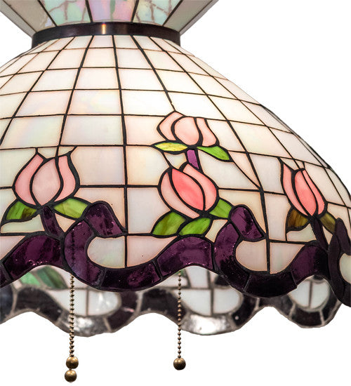 Meyda Lighting 232764 20" Wide Roseborder Pendant