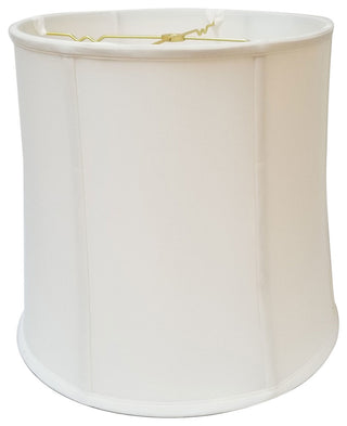 Royal Designs Basic Drum Lampshade, White, 13x14x14
