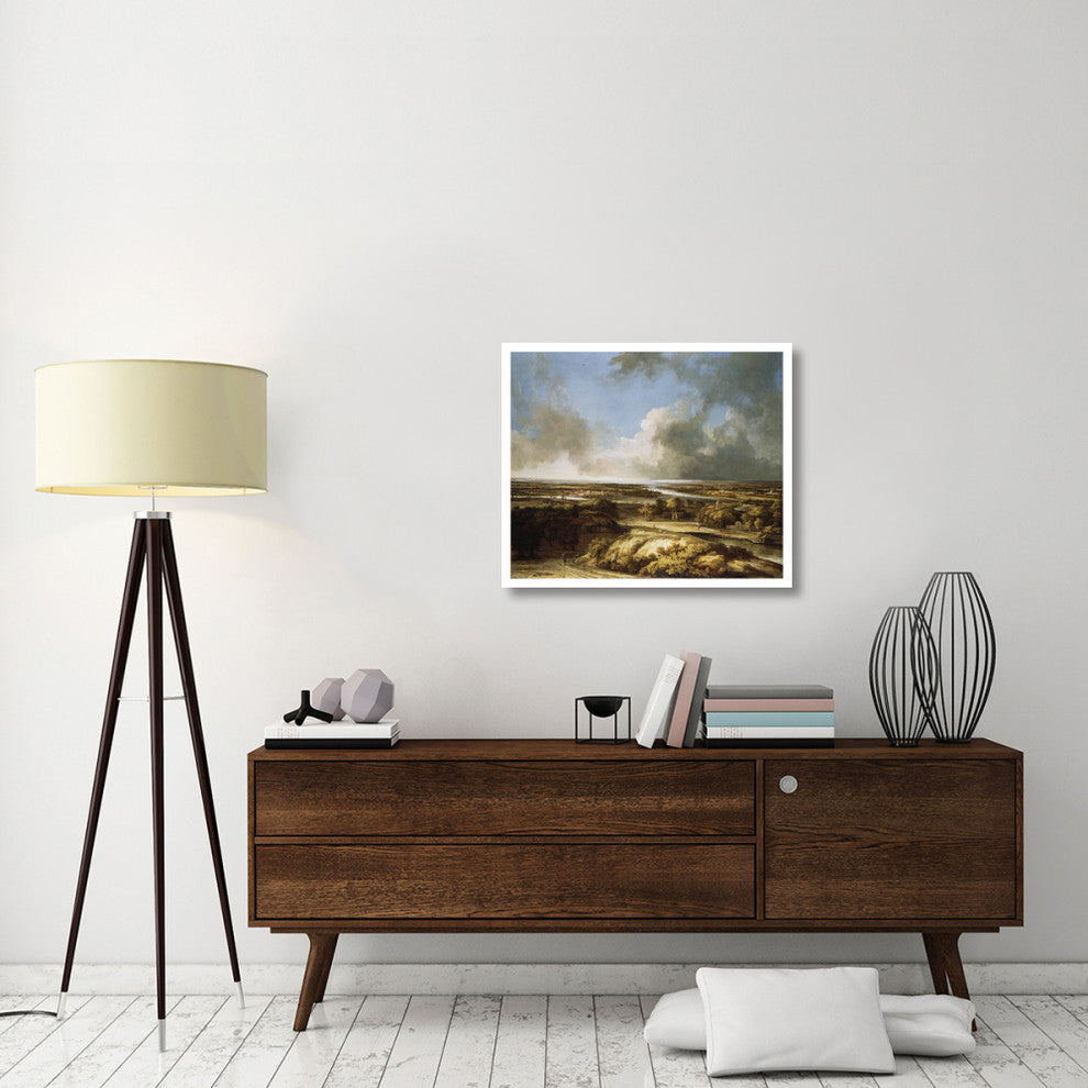 "A Panoramic Landscape" Digital Paper Print by Philips Koninck, 32"x27"