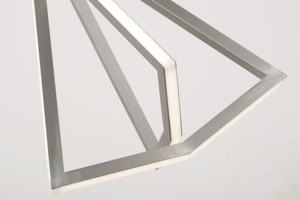 Gianna 15" Pendant, Satin Nickel