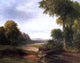 Thomas Doughty Landscape With Footbridge, 20"x25" Wall Decal