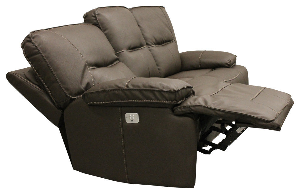 Spartacus Black Power Reclining Sofa and Two Recliners
