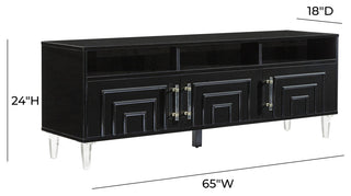TOV Furniture Famke Black Media Console