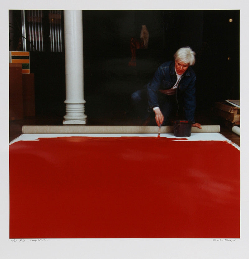 Curtis Knapp "Andy Warhol Red Series 3" Color Photograph