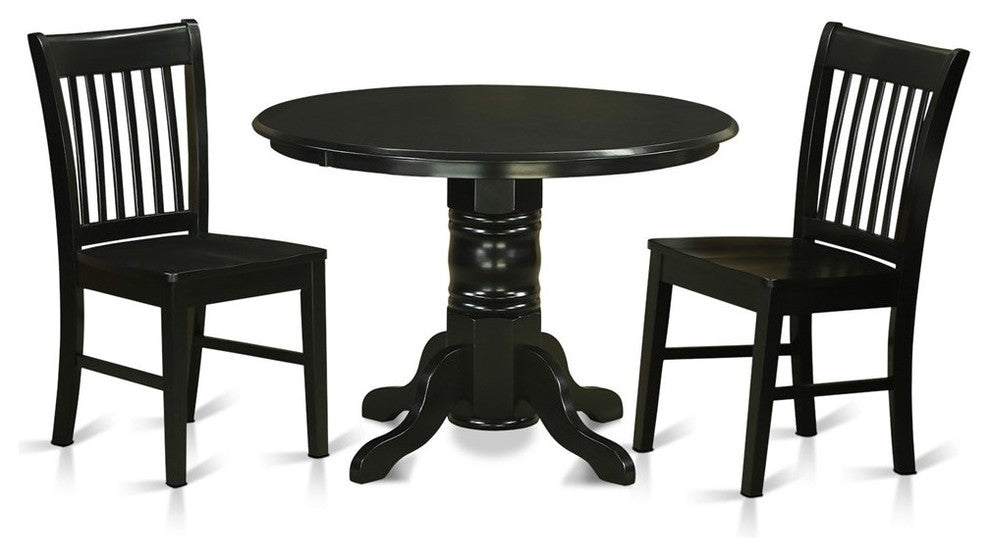 3 Pctable Set -Table And 2 Dining Chairs