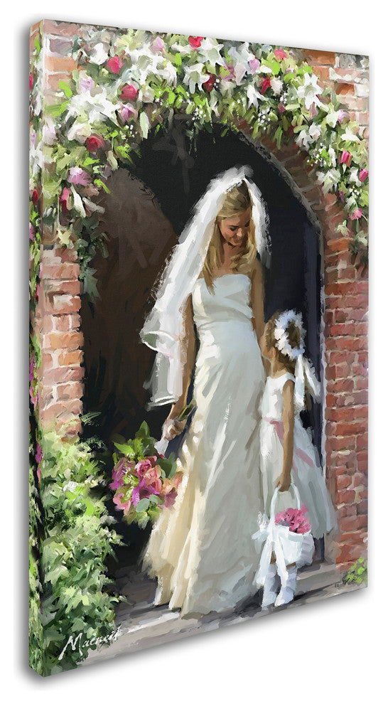 The Macneil Studio 'Bride and Bridesmaid' Canvas Art, 24"x16"