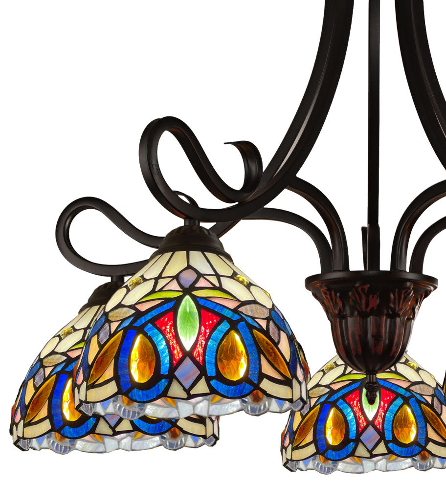 Serenity Victorian-Style 5 Light Large Chandelier 27" Wide