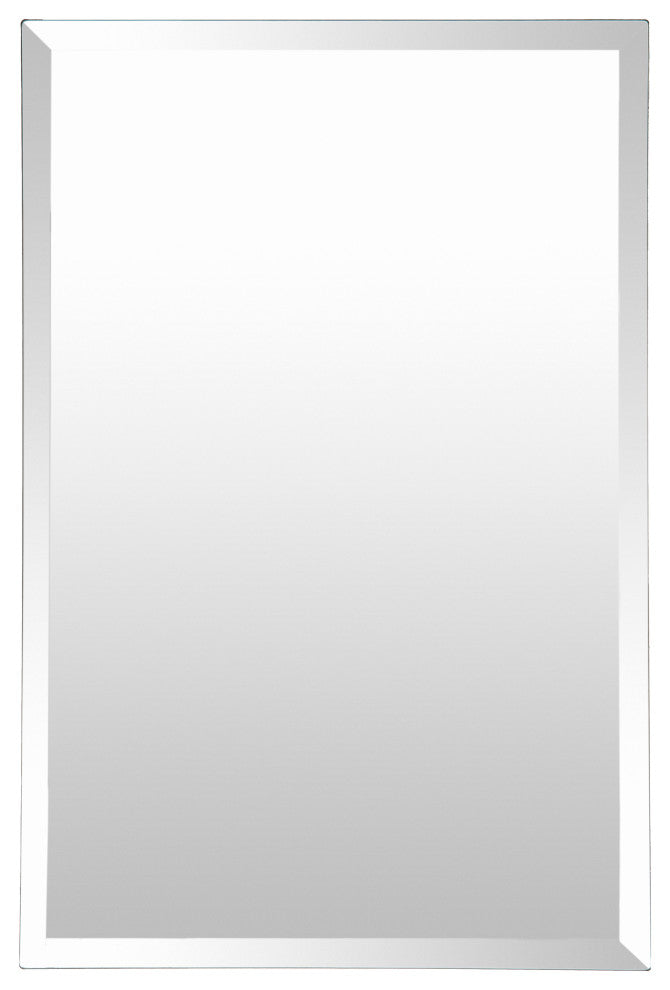 Contour Frameless Mirror, 36"H x 24"W