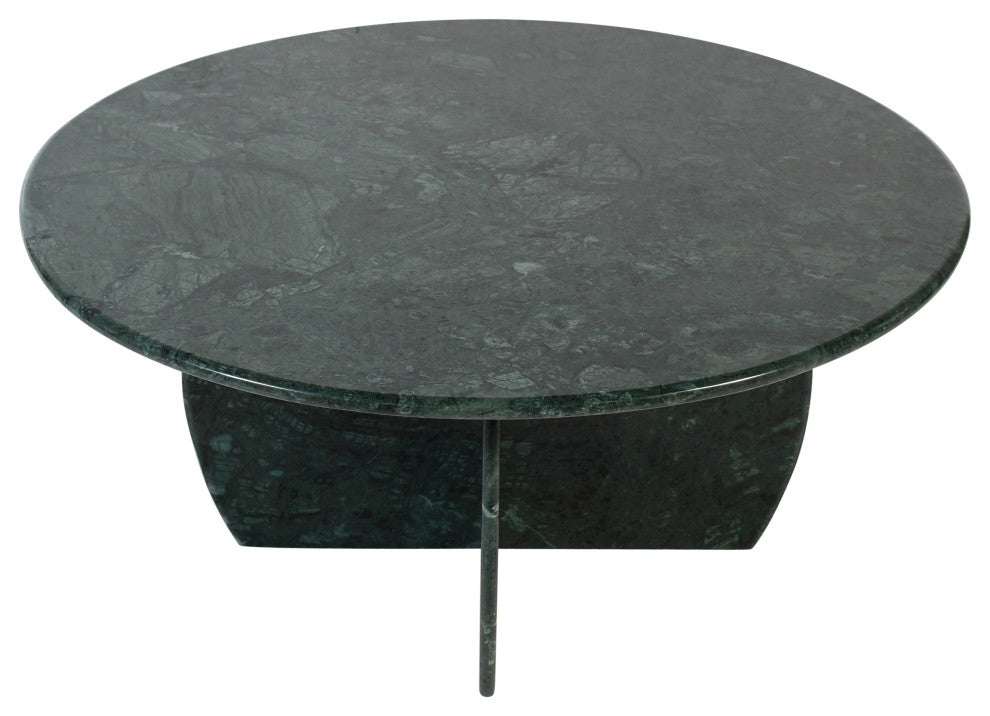 Formentera Marble Coffee Table, Green, Coffee Table