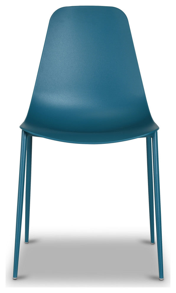 Poly and Bark Isla Chair, Ocean Teal, Set of 4