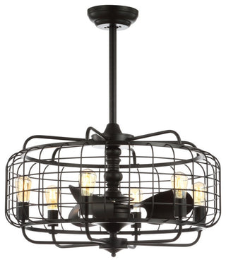 Safavieh Larsin Ceiling Light Fan Black