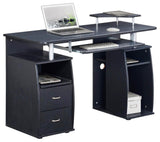 Techni Mobili Complete Computer Workstation Desk With Storage, Espresso