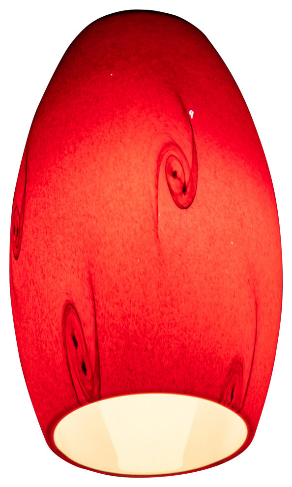 Merlot Pendant Glass Shade, Red Sky
