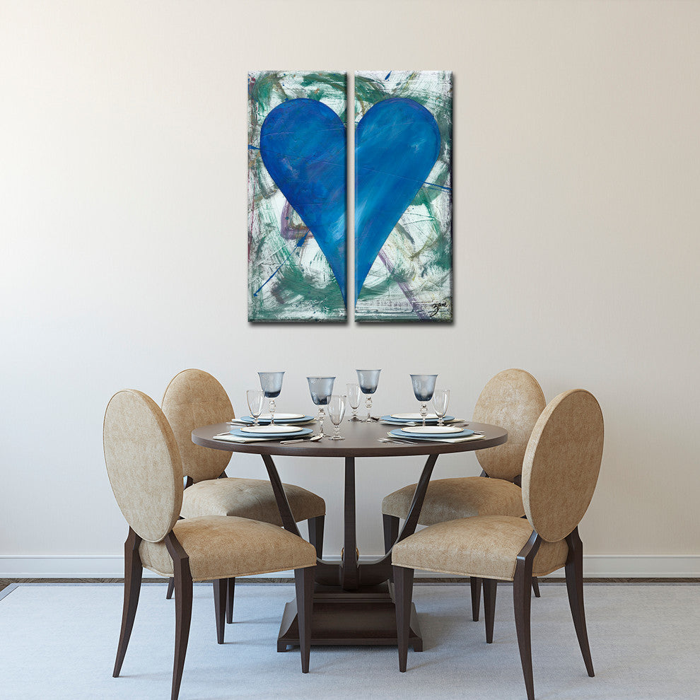 Heartwork "Daquan" 2-Piece Canvas Art Set, 40"x16"