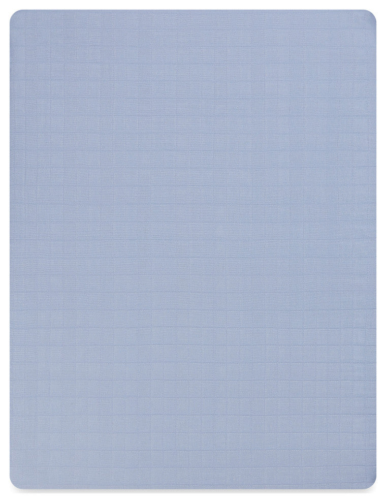 All-Stages Midi Crib Sheet, GOTS Certified Organic Muslin Cotton, Dewdrop