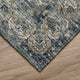 Indoor/Outdoor Marbella MB5 Mineral Blue Machine Washable 2'3" x 7'6" Runner Rug
