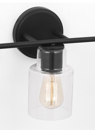 Sayward 3 Light Bath, Midnight Black