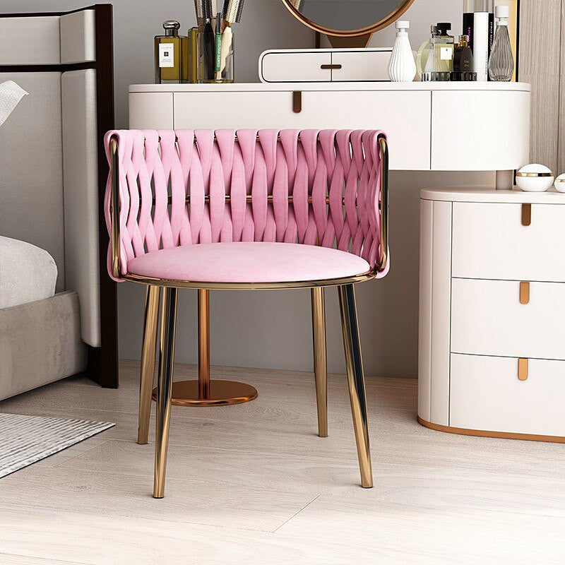 Light Luxury Nordic Single Sofa Chair, Pink