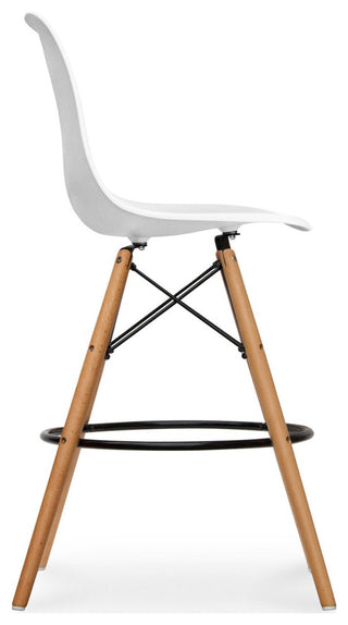 Pyramid Counter Stool, White, 2-Pack