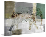 "Decorative Elephant" Painting Print on Wrapped Canvas, 60"x40"